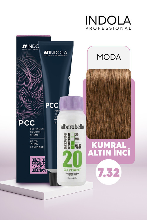 Oksidan+Indola PCC Saç Boyası 60 Ml. (1'er Adet)