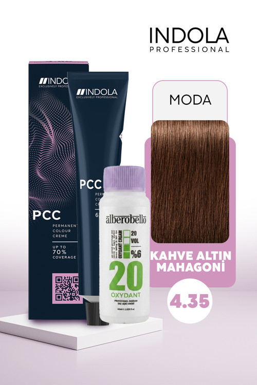 Oksidan+Indola PCC Saç Boyası 60 Ml. (1'er Adet)