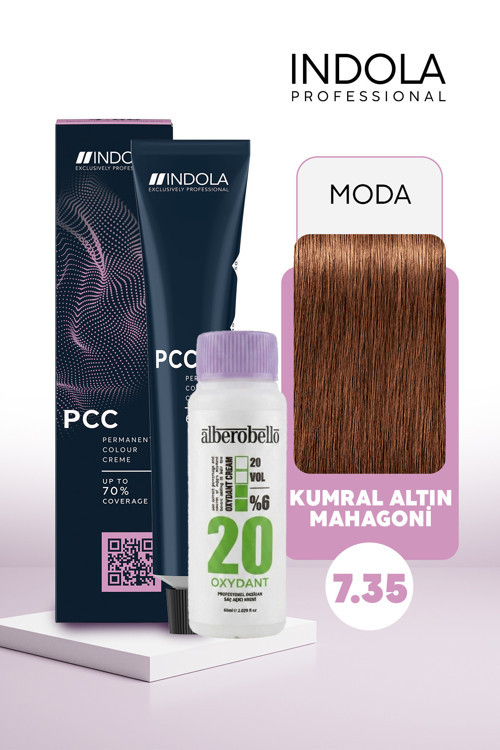 Oksidan+Indola PCC Saç Boyası 60 Ml. (1'er Adet)