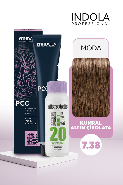 Oksidan+Indola PCC Saç Boyası 60 Ml. (1'er Adet)
