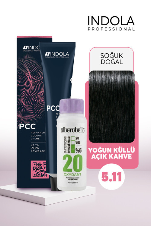 Oksidan+Indola PCC Saç Boyası 60 Ml. (1'er Adet)