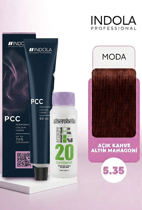 Oksidan+Indola PCC Saç Boyası 60 Ml. (1'er Adet)