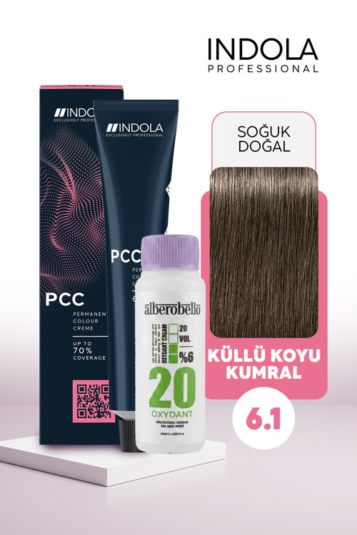 Oksidan+Indola PCC Saç Boyası 60 Ml. (1'er Adet)
