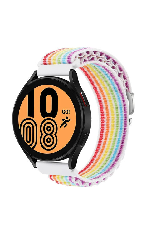 Watch 22mm KR410 Kumaş Kordon - Gökkuşağı