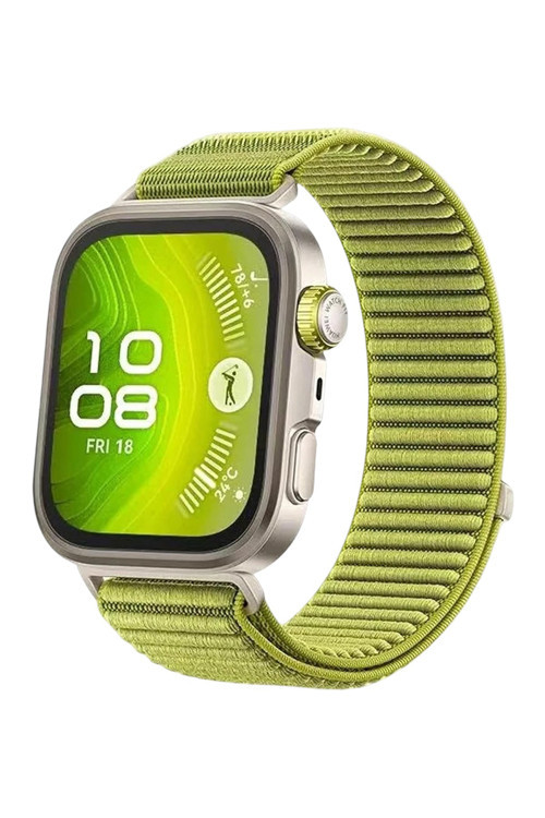 Huawei Fit 4 Braid Kordon - Açık Yeşil
