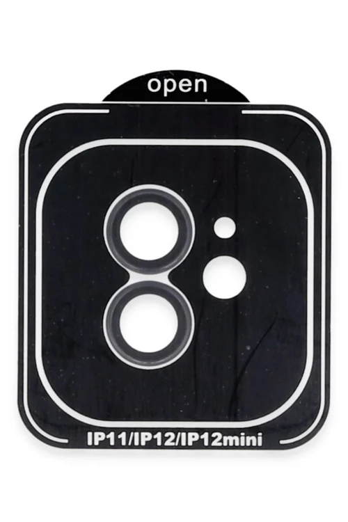 Joko Apple iPhone 11 PVD Metal Kamera Lens - Siyah