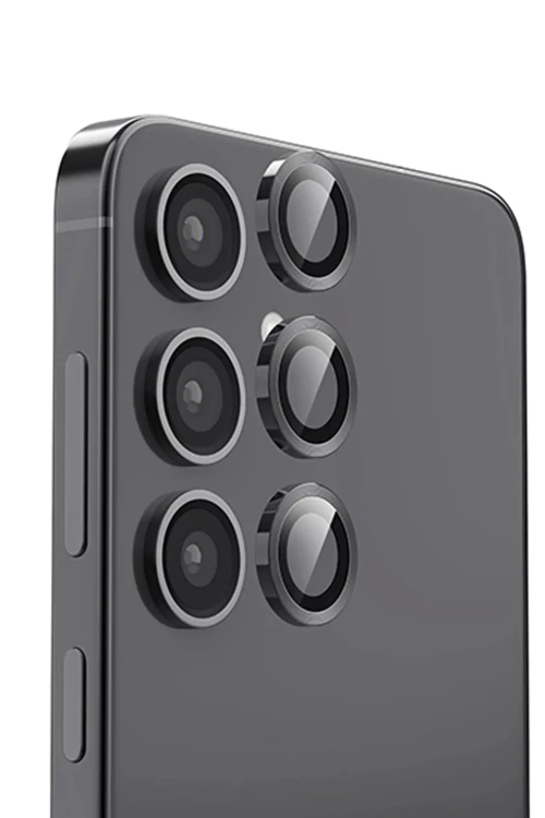 Samsung Galaxy S25 Plus Raze Metal Kamera Lens - Siyah