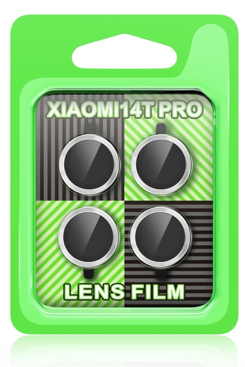 Xiaomi Mi 14T Pro Raze Metal Kamera Lens - Gümüş