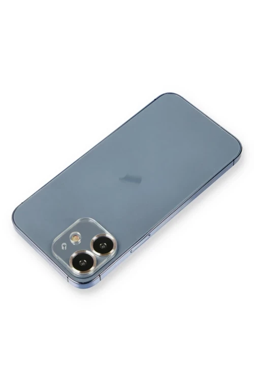 Apple iPhone 12 Metal Kamera Lens Koruma Cam - Gold