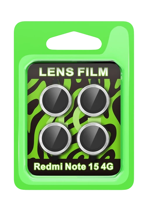 Xiaomi Redmi Note 15 4G Raze Metal Kamera Lens - Gümüş