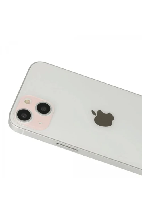 Apple iPhone 13 Rainbow Kamera Lens Koruma Cam - Rose Gold