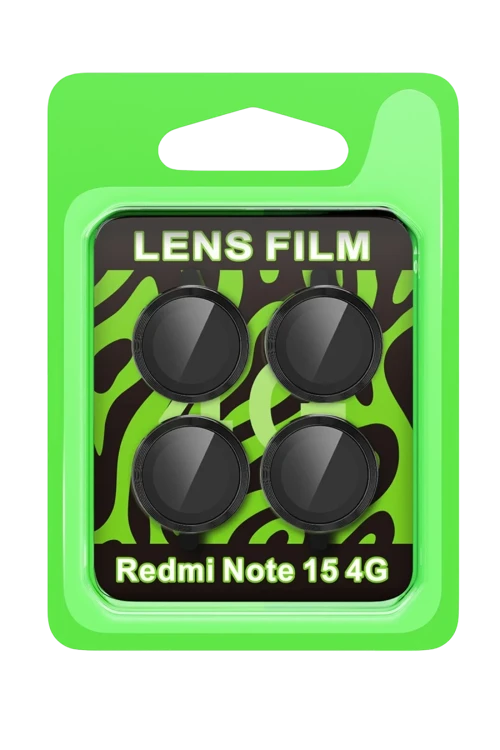 Xiaomi Redmi Note 15 4G Raze Metal Kamera Lens - Siyah