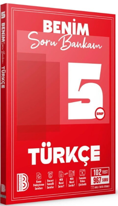 5. Sınıf Türkçe Soru Bankam Benim Hocam Yayınları