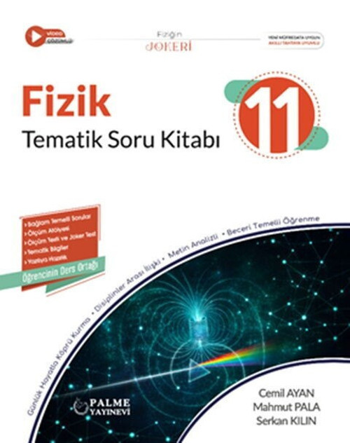11. Sınıf Fizik Joker Tematik Soru Kitabı Palme Yayınları