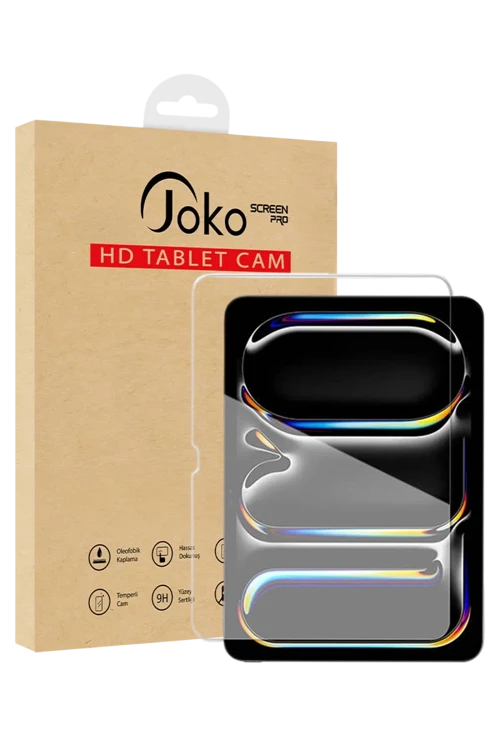 Joko Apple iPad Air 4 10.9 2in1 HD Tablet Cam Ekran Koruyucu - Şeffaf