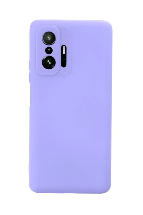 Xiaomi Mi 11T Pro Kılıf Nano içi Kadife Silikon - Lila
