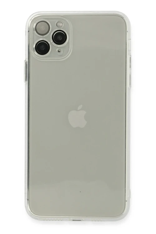 Apple iPhone 11 Pro Max Kılıf Fly Lens Silikon - Şeffaf