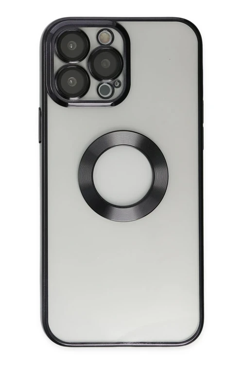 Apple iPhone 13 Pro Kılıf Slot Silikon - Siyah