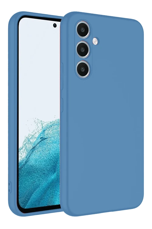 Samsung Galaxy A16 5G Kılıf First Silikon - Mavi