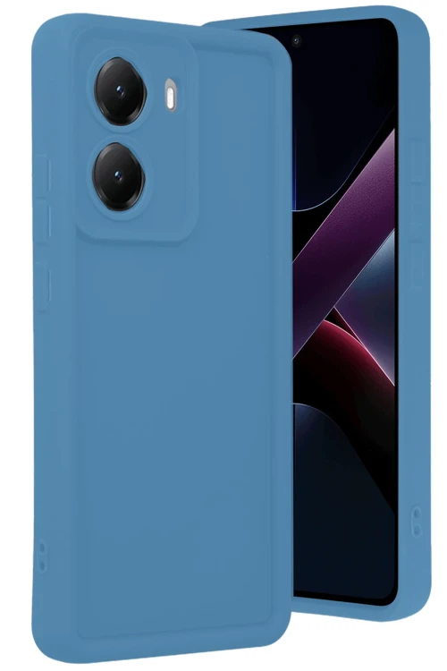 Xiaomi Poco X7 Pro Viera Silikon - Mavi