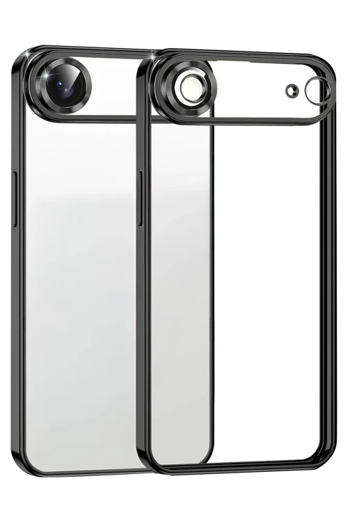 Apple iPhone 17 Air Razer Lensli Silikon - Siyah