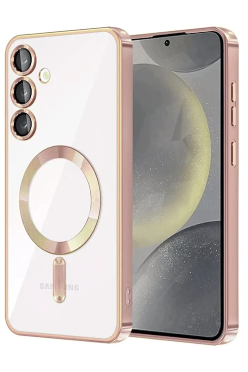 Samsung Galaxy A15 4G Kross Magneticsafe Kapak - Rose