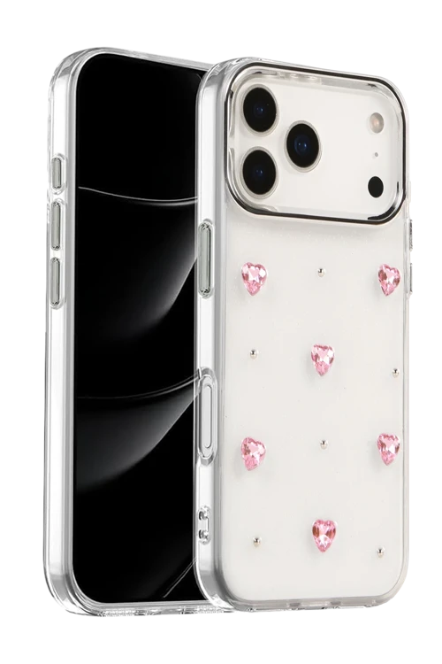 Apple iPhone 17 Pro Max Fiyonk Desenli Kapak - Desen 3
