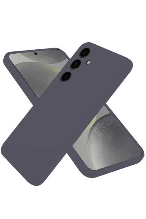 Samsung Galaxy A26 Kılıf First Silikon - Gri