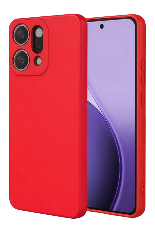 Oppo Reno 14 First Silikon - Kırmızı