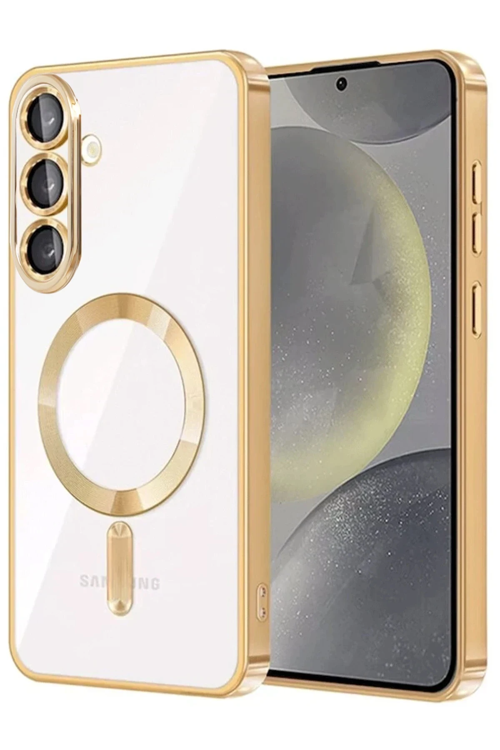 Samsung Galaxy A27 5G Kross Magneticsafe Kapak - Gold