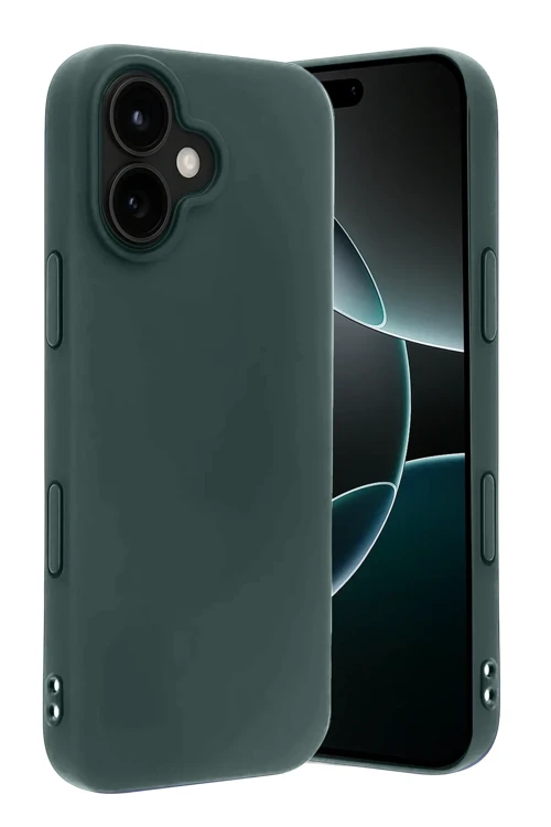 Apple iPhone 17 First Silikon - Koyu Yeşil
