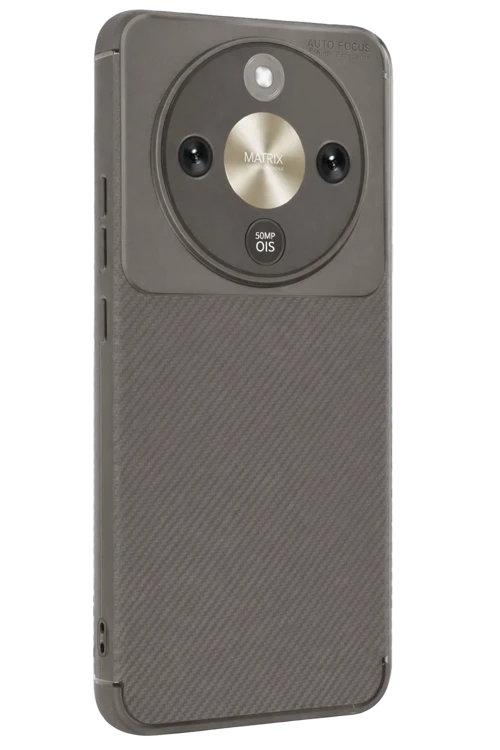 Huawei Honor Magic 8 Lite Auto Focus Karbon Kapak - Gri
