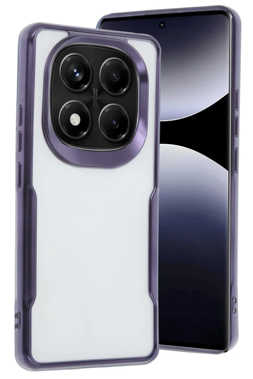 Xiaomi Redmi Note 14 Pro Plus Kılıf Boyi Silikon Kapak - Derin Mor