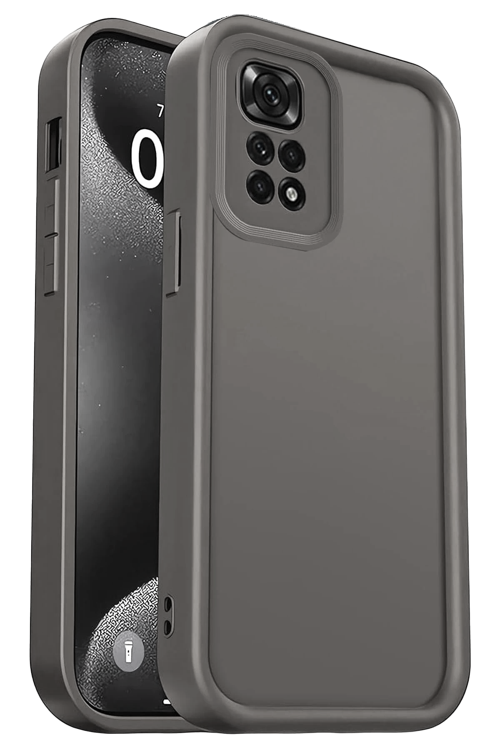 Xiaomi Redmi 10 2022 Kılıf Viera Silikon - Gri