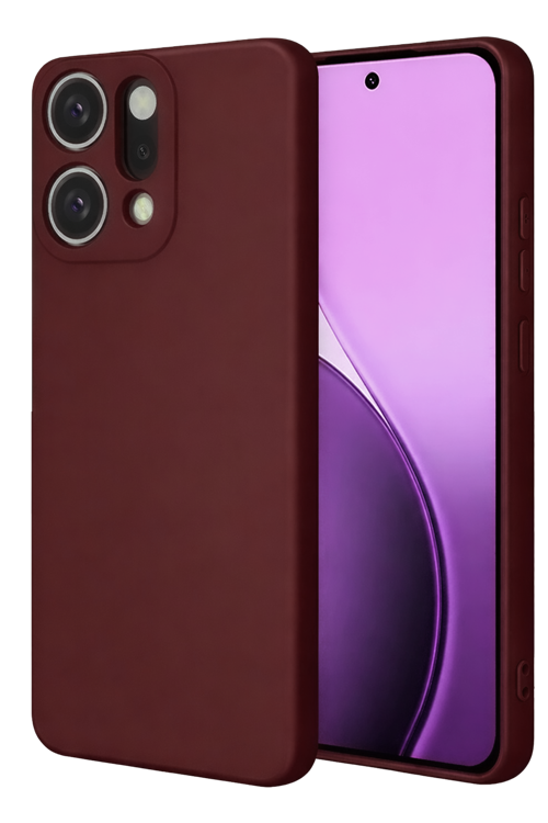 Oppo Reno 14 First Silikon - Bordo