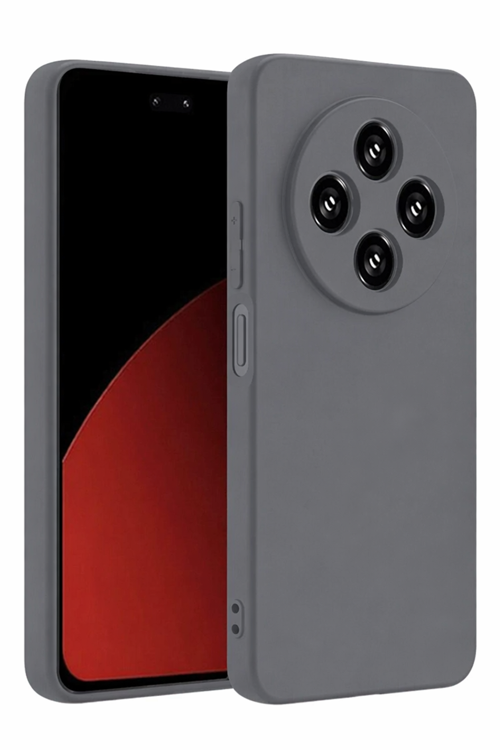 Xiaomi Redmi 14C Kılıf First Silikon - Gri