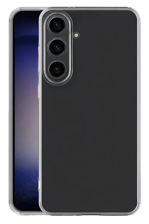 Samsung Galaxy S26 Lüx Şeffaf Silikon - Şeffaf