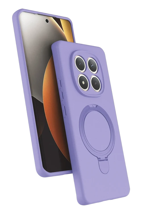 Xiaomi Redmi Note 15 4G Regal Magsafe Standlı Kapak - Lila
