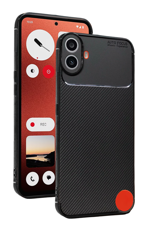 Nothing Phone Nothing CMF Phone 1 Auto Focus Karbon Kapak - Siyah