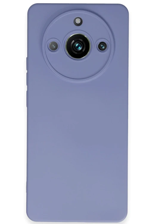 Realme 11 Pro Kılıf Nano içi Kadife Silikon - Lila