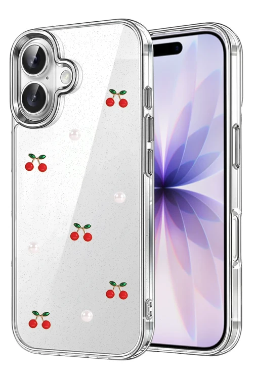 Apple iPhone 17 Fiyonk Desenli Kapak - Desen 9