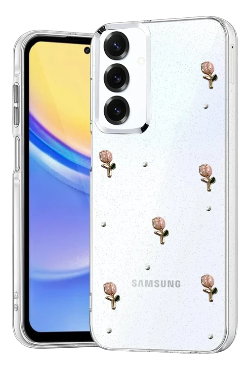 Samsung Galaxy A57 5G Fiyonk Desenli Kapak - Desen 6
