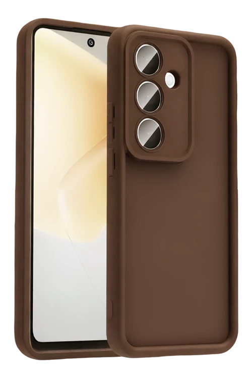 Samsung Galaxy A57 5G Viera Silikon - Kahverengi