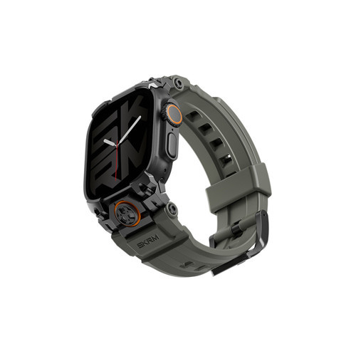 Watch Ultra 49Mm Uyumlu Talon Serisi Suya Dayanıklı Silikon Kordon Yeşil