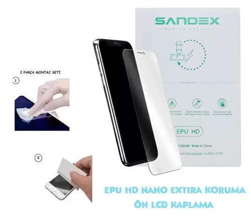 Omix X3 Uyumlu NANO Ekran Koruyucu Esnek ULTRA İnce - SANDEX - EPU HD
