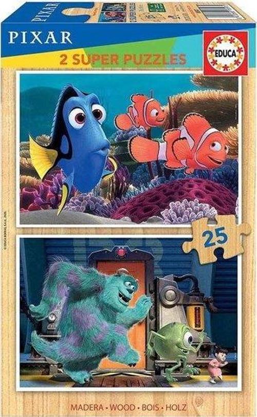 18597 Disney Pixar Nemo 2x25 Parça Ahşap Puzzle