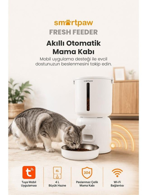Fresh Feeder Akıllı Otomatik Mama Kabı (Distribütör Garantili)