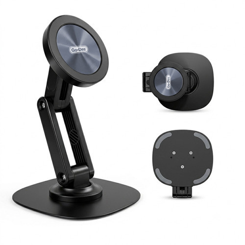 Gd-Hd282 Taşınabilir Katlanabilir 360 Dönebilen Magnetik Stand Siyah