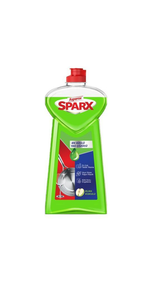sparx sıvı bulaşık deterjanı elma 1200 ml