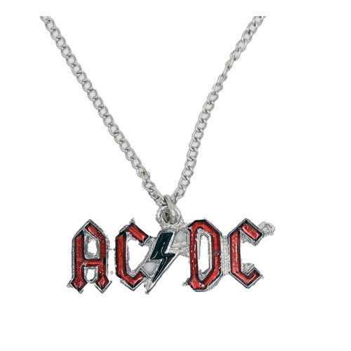 AC/DC Logolu Metal Kolye